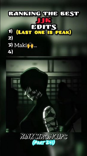Ranking The Best JJK Edits part 241