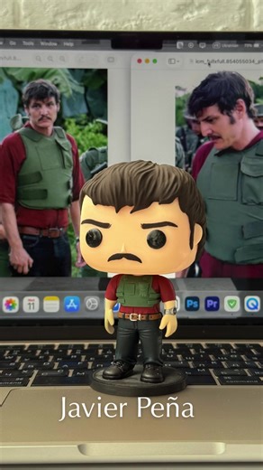 DIY Tiny Javier Peña Funko Pop Creation