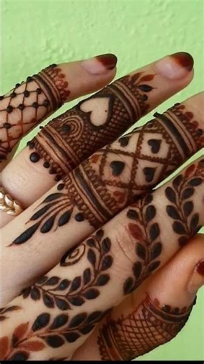 new beautiful fingar mehandi desaing ❤️❤️ 2026#buggumehandidesaing