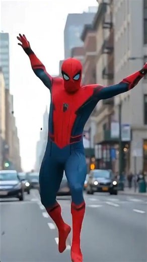 Spider-Man Spotted Running on Busy Road! Real or Prank? 😱