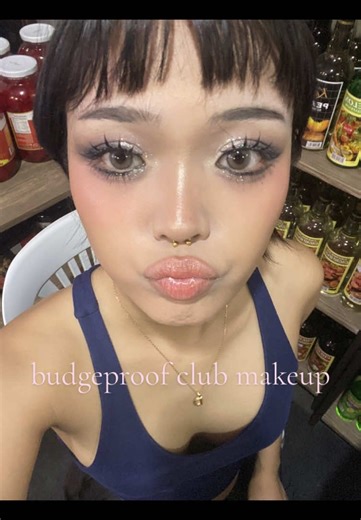 guys its finally here oops #makeup #douyinmakeup #glittermakeup #xhs #fyp products: @NYX Professional Makeup jumbo eye pencil in black bean @Peripera Philippines browcara in 03 @e.l.f. Cosmetics power grip primer @lunacosmeticsofficial_ concealer in 03 @makeupforever hd skin hydra glow foundation 2n22 @urban decay all nighter setting spray @NARS Cosmetics translucent pressed powder @Lucky Beauty Inc contour in bikini lucky beauty blush in lacey peripera ink v shading in cacao brown nars blush in