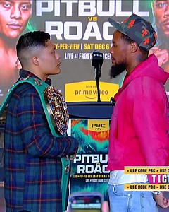 100K views · 1.8K reactions | The countdown to #PitbullRoach begins now⏳. Watch it live Dec. 6 on PBC PPV on Prime Video. | Premier Boxing Champions | Facebook