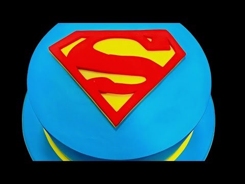 How to make Superman Theme Cake | Chocolate Chips Cake Recipe & Decoration
