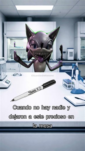 Adiós, amigo Sharpie, te veré en otra mesa. #Sharpie #Laboratorio #2026 #Nuevo #ElGuardianDelGenoma