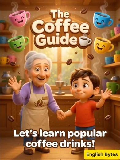 Learn Complete Coffee guide #englishvocabulary