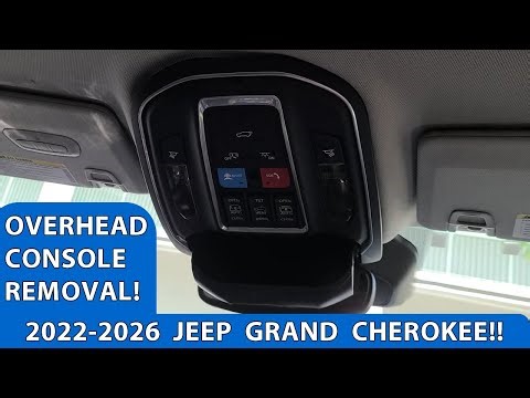 How To Remove 2022-2026 Jeep Grand Cherokee Overhead Console.