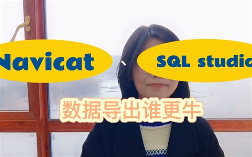 Navicat 、SQL Studio数据库开发工具,百万行数据量导出谁才是赢家！