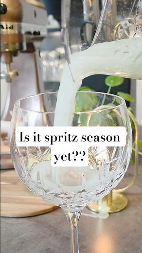 Frozen Elderflower Spritz 🍾 #spritz #frozencocktails #spring #cocktailrecipe #hugospritz