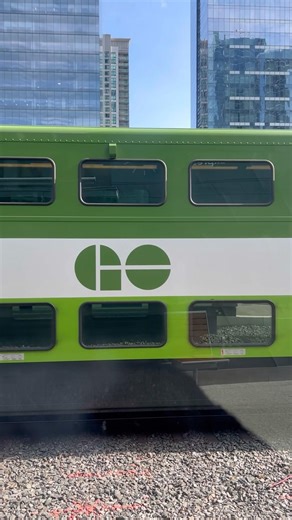Side view of Go train