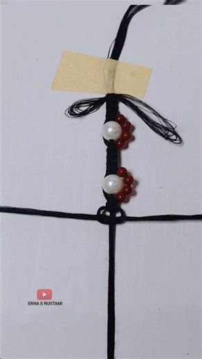 thread bracelet tutorial #threadbracelet #gelangbenangjahit