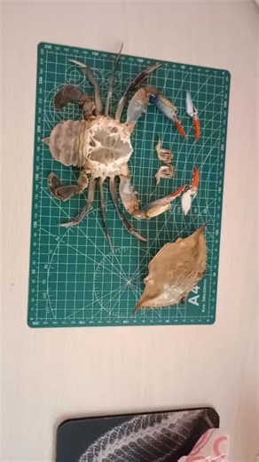 Granchio blu, granchio nuotatore (Callinectes sapidus)呂 #naturelovers #natura #wildanimals #nature #granchio #granchioblu #invasivo #tassidermia #taxydermy #collezione #animals | Biagiantonio Adamo | Facebook