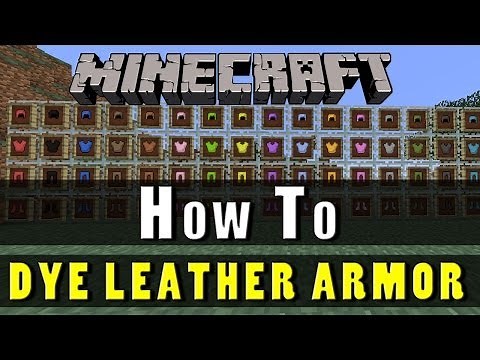 Minecraft TU14 :: How To Dye Leather Armor!