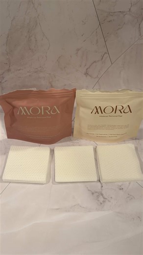 Easy Makeup Removal with MORA Pads: Just Add Water!