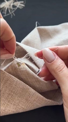 Invisible Mending - Repairing a Hole in Fabric Seamlessly