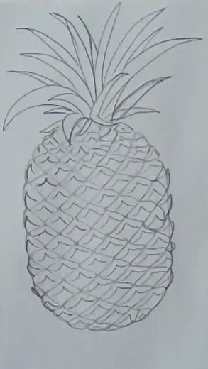 How to Draw pineapple | Easy Step-by-Step Tutorial