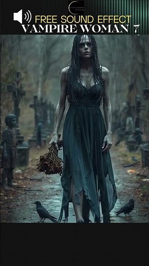 VAMPIRE WOMAN HORROR SOUND EFFECT 7 #horrorsounds #freesoundeffects #creepysounds #horror #vampire