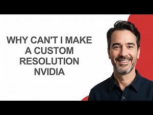 Why Can't I Make a Custom Resolution Nvidia - KevinHowTo