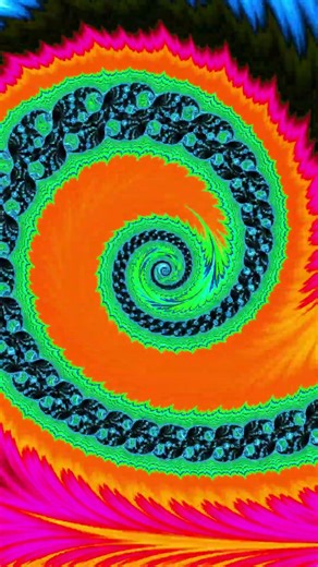 #short #trippy #animation Fractal Warpstorm: Psytrance at Lightspeed Through the Cosmic Kaleidoscope
