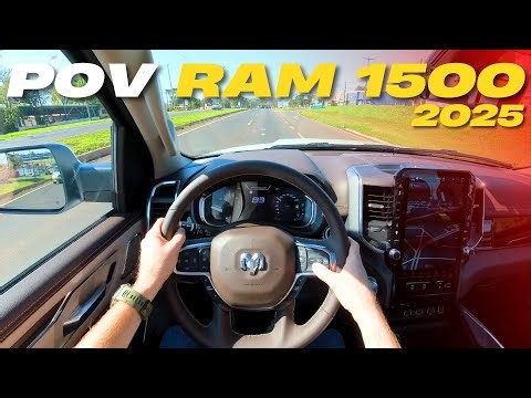 RAM 1500 LARAMIE 2025 - POV Test Drive (Áudio Binaural)