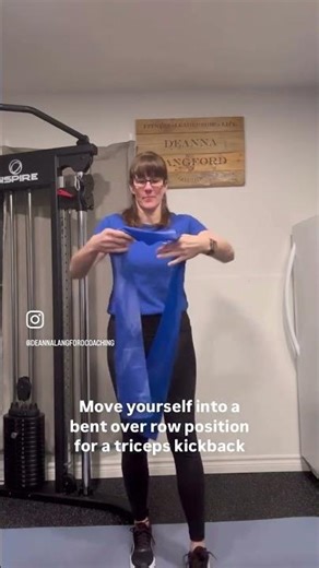 Need some variety for your banded triceps work? Try one of these options! Cheering you on! Deanna
