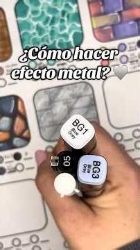 How to color metal effect? ✨🎨 #coloringbooksforgrownups #alcoholmarkers #tutorial