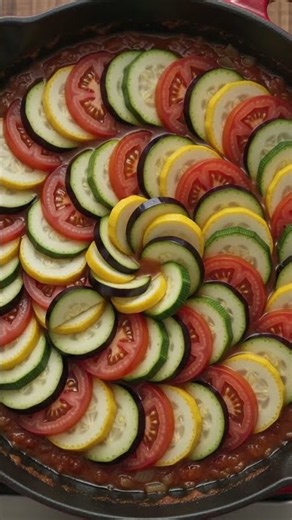 RATATOUILLE RECIPE | Classic French Vegetable Dish #Shorts