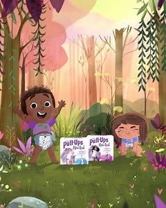 *Meet Pull-Ups® New Leaf™ with Frozen 2 characters! Super soft plant-based ingredients* to keep Big Kids comfy & confident. | Pull-Ups®