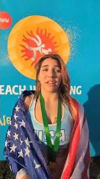 Eliana Bommarito pins for gold at 2025 Beach World Series Finals