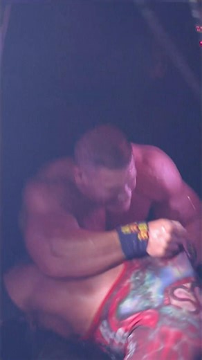 Ryback destroys the set using John Cena!