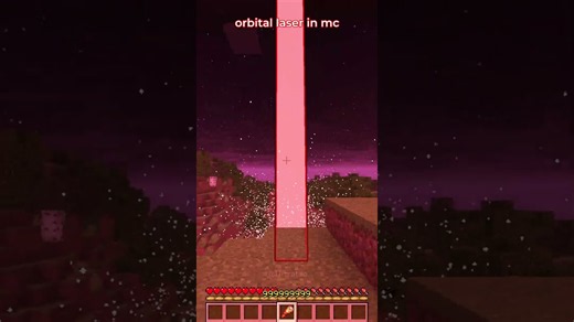 orbital laser strike in #minecraft 🤯