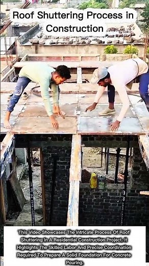 Roof Shuttering Process in Construction
