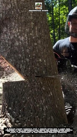 Precision Chainsaw Felling – The Perfect Notch Cut