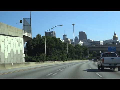 Driving in Atlanta GA I-85 North 01