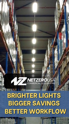 NetZero USA on Instagram: "Brighter lights. Bigger savings. Better workflow. That’s the NetZero USA way. 💡🏭 ✨ Upgrade with NetZero USA today! 📞 Call us: 888-326-2220 📧 Email: sales@netzero-usa.com #NetZeroUSA #LEDLighting #WarehouseLighting #EnergySavings #IndustrialLighting #SmartLighting #LightingSolutions #EfficientLighting #SustainableLighting #BrightIdeas #LEDUpgrade #LightingInnovation #WorkSmarter #WarehouseUpgrade"