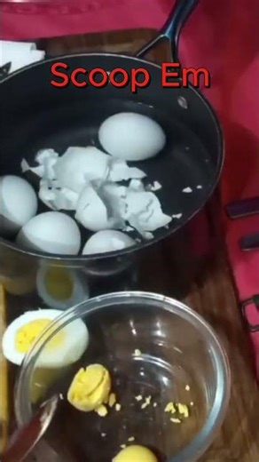 Our Thanksgiving Deviled Eggs #thanksgiving #cooking #recipe