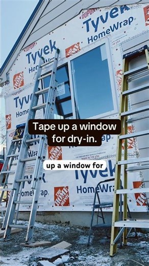 Flashing a window. #diy #construction #storytime