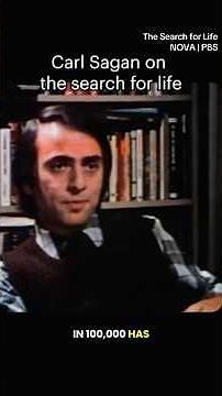 Carl Sagan on the search for life #space #universe #contact