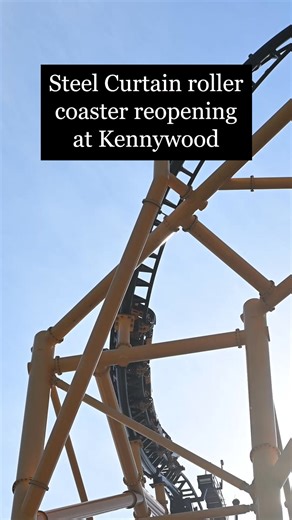 41K views · 554 reactions | The Steel Curtain roller coaster at...