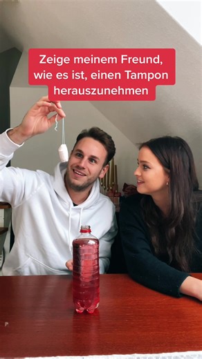 Tampon Challenge: Lustige Reaktion eines Paares! 😂🤣