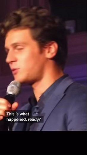 Jonathan Groff acting out the time he forgot his lyrics to Left Behind in #springawakening 😂 #groffsauce #leftbehind #forgotline