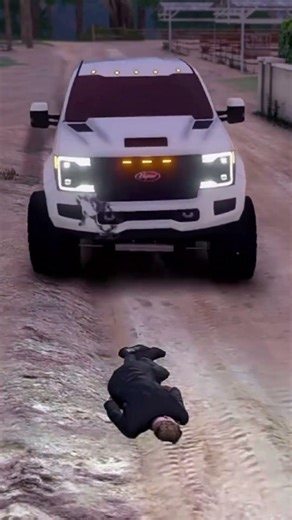 MARK LETS HIMSELF BE RUN OVER