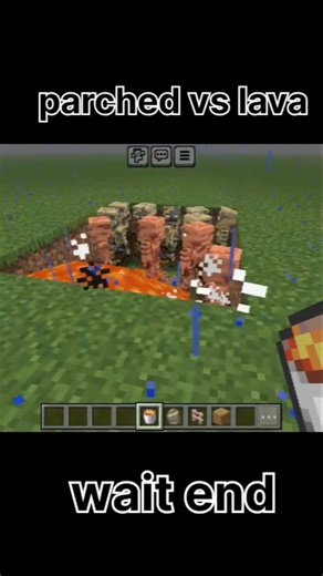 parched vs lava#minecraft #herobrinegamerz #gaming #trend