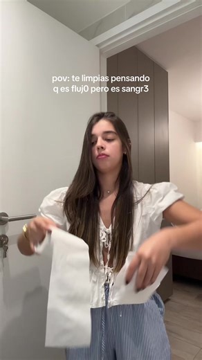 ¿Por qué al limpiar sale sangre y parece flujo?