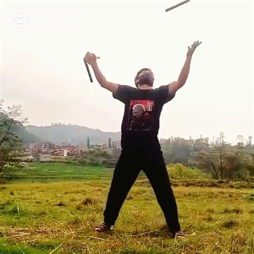 Double nanchaku #nunchakufreestyle #spinning