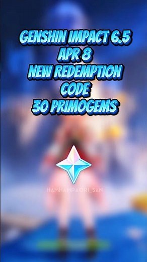Genshin Luna VI | New Redeem Code | Genshin Impact 6.5 #genshinimpact #genshinguide