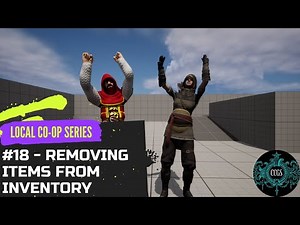 Unreal Engine 5 Split Screen Survival Series #18 - Removing Items From Inventory #unrealengine #ue5