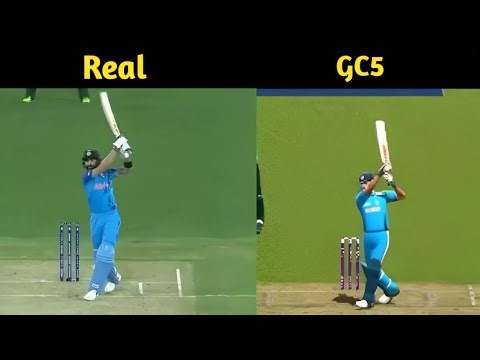 REAL VS GAME-VIRAT KOHLI EPIC SHOTS COMPARISON | #highpinggamer #viratkohli #viral 