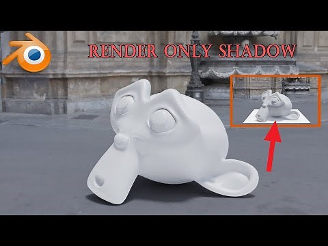 Blender tip - How to render only shadow in Cycles #oe240