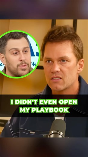 Tom Brady Says He Only Needed to Read the Playbook Once 😤 #shorts #nfl #nflhighlights #tombrady