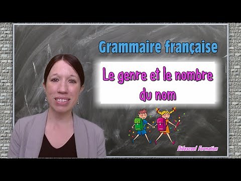 Le genre et le nombre du nom / GRAMMAIRE FRANÇAISE. CE1-CE2.
